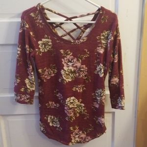 Womens floral blouse